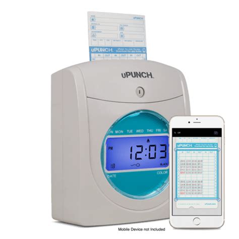 uPunch FN1000 Punch-to-Pay Time Clock & Mobile App - 1-800-TIMECLOCKS