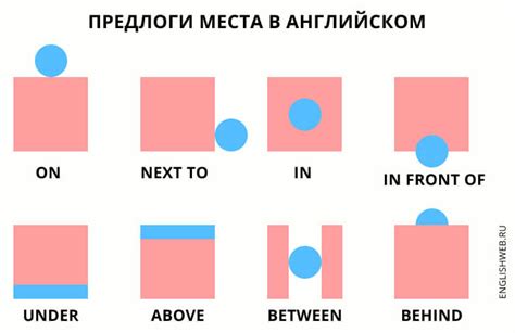 5 упражнений на предлоги места в английском языке с ответами