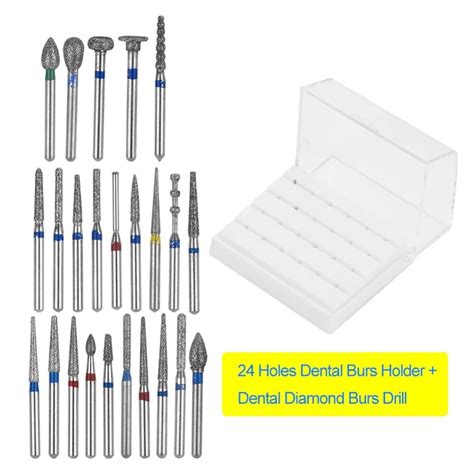 Dental Diamant Bohrer Set F R Porzellan Geschulterter Abutment Polieren