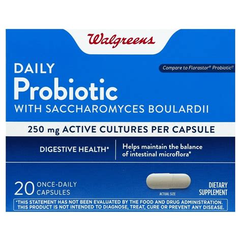 Walgreens Saccharomyces Boulardii Probiotic Capsules Walgreens