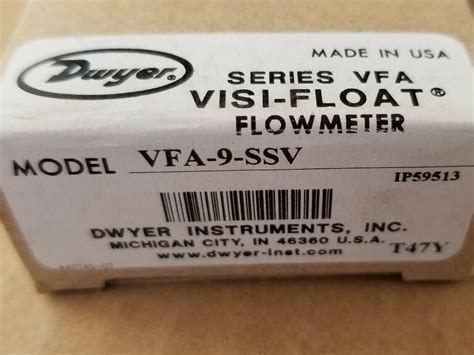 DWYER FLOWMETERS LOT Of 5 VFA 9 SSV And VFA 5 SERIES VF VISI FLOAT