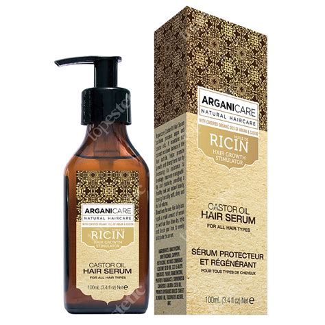 Arganicare Castor Oil Hair Serum Serum Stymuluj Ce Porost W Os W Ml