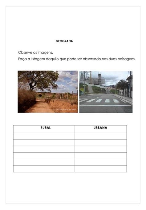 Esta Apostila De Geografia Possui Atividades Do Dia Da Gua Trabalho