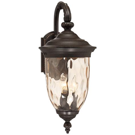 Bellagio 22 1 4 High Bronze Scroll Arm Outdoor Wall Light 190w4 Lamps Plus