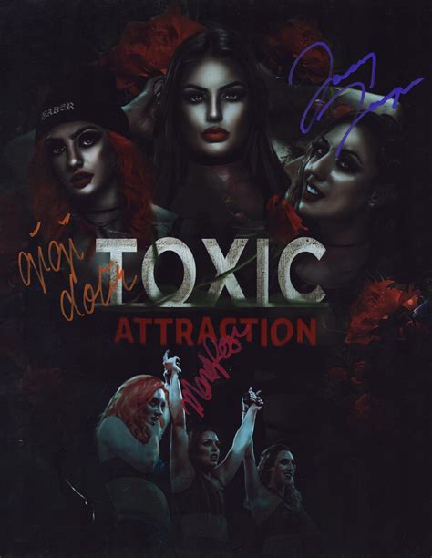 Toxic Attraction - Mandy Rose, Gigi Dolin & Jacy Jayne triple signed 1 ...