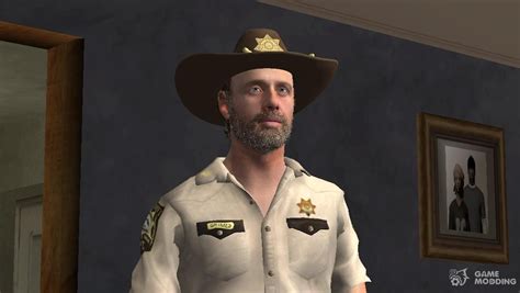 Rick Grimes Sheriff From TWD Onslaught HD For GTA San Andreas