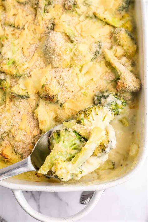 Cheesy Broccoli Au Gratin Recipe Get On My Plate