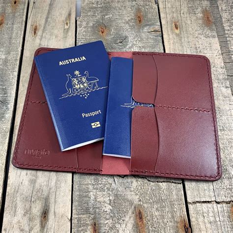 Kangaroo Leather Passport Wallet