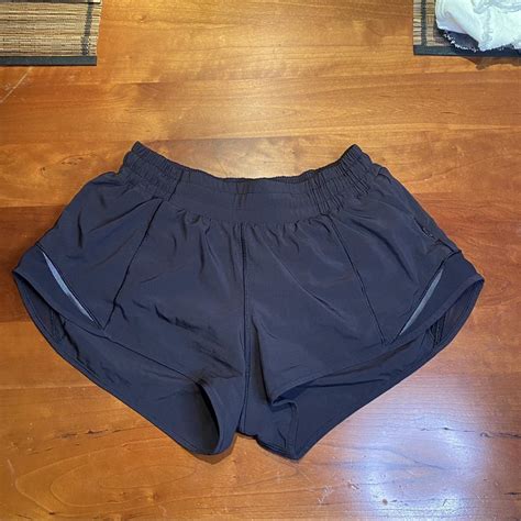 Lululemon Hottie Hot Shorts Size Only Worn A Depop