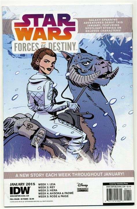 Star Wars Forces Of Destiny Ahsoka And Padme 1 Idw Disney Clone Wars Variant 3770450249