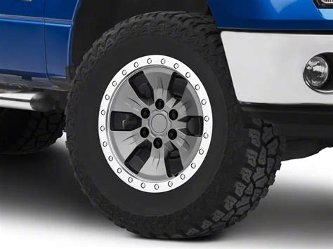 F 150 Gen2 Raptor Beadlock Style Charcoal 6 Lug Wheel 17x85 34mm Offset 09 14 F 150