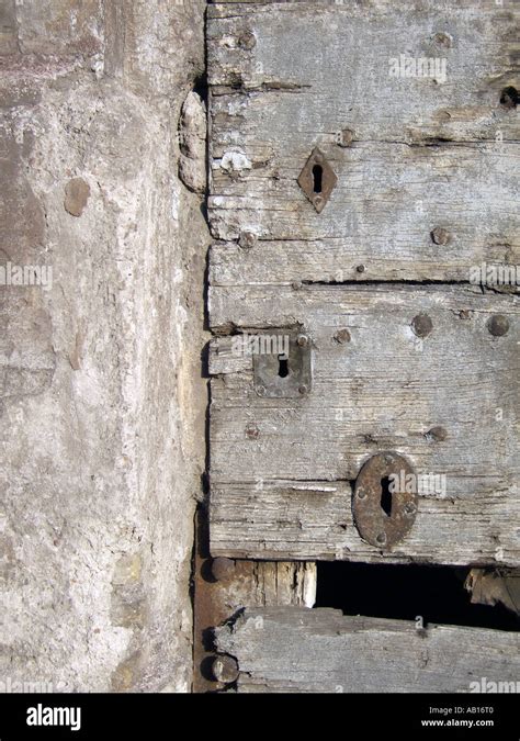 Old Worn Wooden Door Stock Photo Alamy