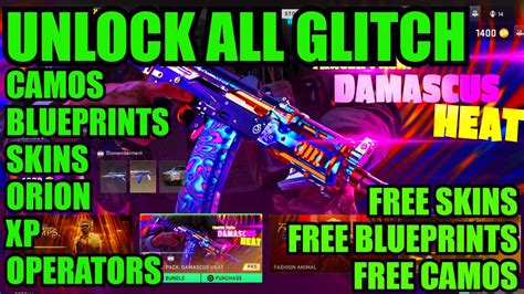 New Unlock All Glitch Mw Camos Skins Blueprints Mw Camo Glitch