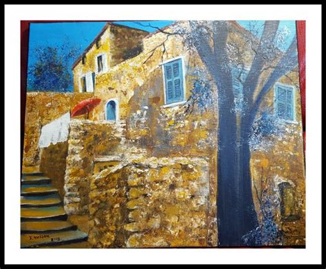 Maison Corse Painting Art