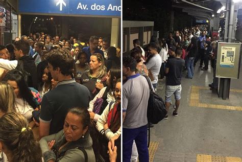 Metrô de BH tem portões fechados por causa de superlotação O Tempo