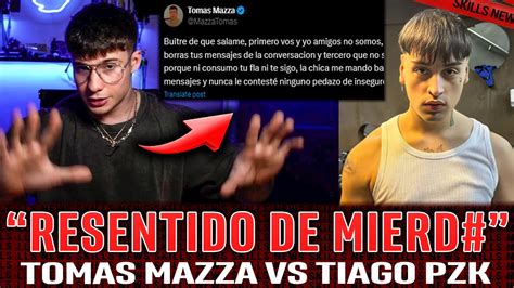 Sos Un Salame DURISIMA PELEA Entre TOMAS MAZZA Y TIAGO PZK YouTube