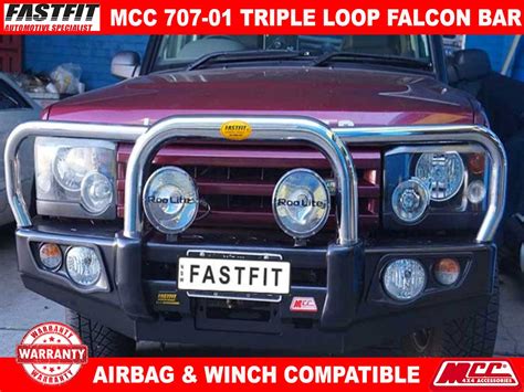 Shop Mcc Triple Loops Falcon Bull Bar Led Foglights To Suit