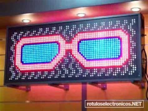 Gafa De Led Para Optica De Rotuloselectronicos Net Youtube