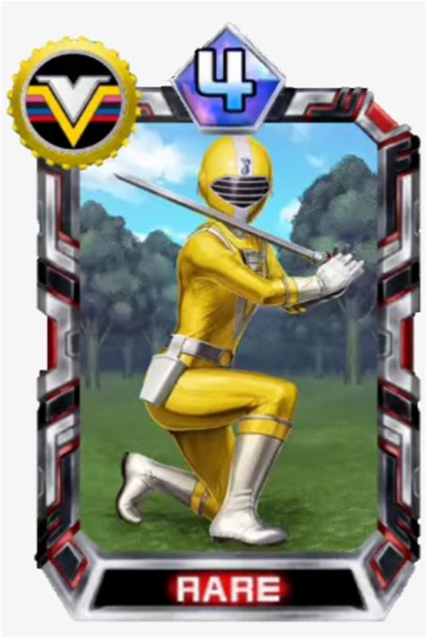 Fiveyellow Card In Super Sentai Legend Wars Power Rangers Super