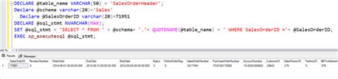 Sql Declare Variable Code Examples