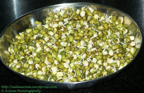 Moong Sprouts or Green Gram Sprouts | ãhãram