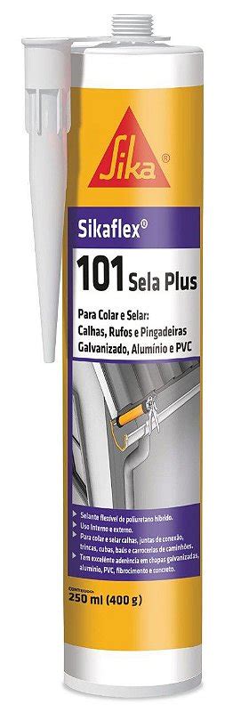 Sika Sikaflex 101 Sela Plus Branco ISOCOM IMPERMEABILIZANTES ISOCOM