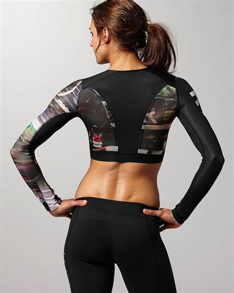 Her Reebok CrossFit Shadow II Compression Crop Crossfit Women