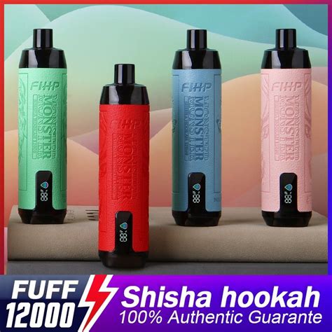 Fihp Shisha Hookah Monster 12000 Puffs Degital Screen Pod Electronic