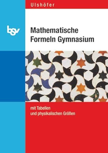 Mathematische Formeln Tabellen Physikalische ZVAB