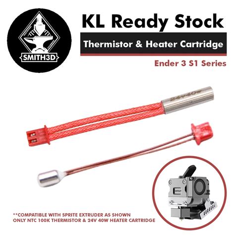 Creality Ender 3 S1 Thermistor Heater Cartridge S1 Pro NTC 100K 24V