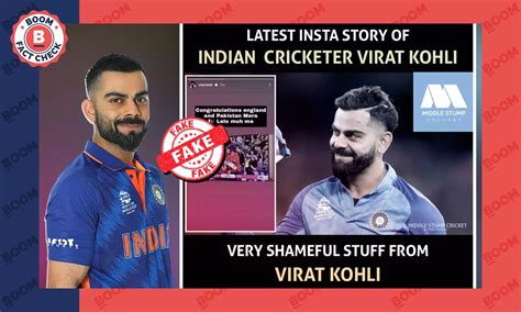 No Virat Kohli Did Not Post An Insta Story Mocking Pak For Wc Final