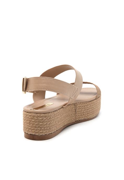 Sandália Moleca Corda Nude Compre Agora Dafiti Brasil