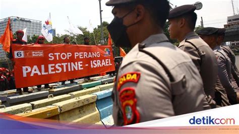 Dukung Palestina Massa Buruh Demo Di Depan Kedubes As