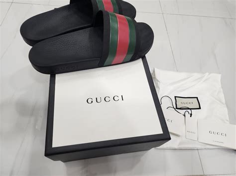 Gucci Web Slides Mens Fashion Footwear Flipflops And Slides On