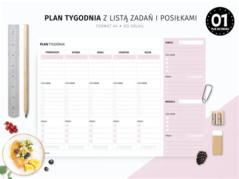 Plan Tygodnia Do Druku