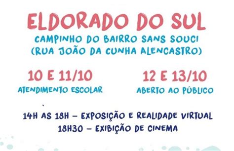 Eldorado do Sul recebe exposição interativa do ciclo da água nos dias