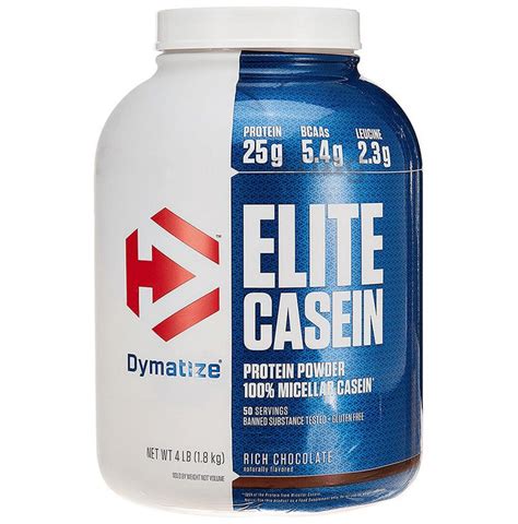 Dymatize Nutrition Elite Casein Powder Rich Chocolate Buy Box Of 4 0