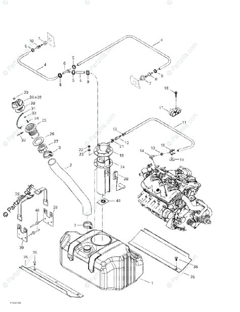 Sea Doo Personal Watercraft 2002 Oem Parts Diagram For Fuel System