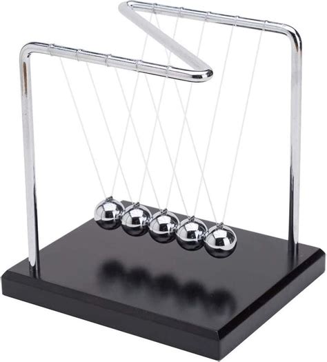 Xyy Newtons Cradle Z Shape Newton Cradle Wood Base Newtons Cradle