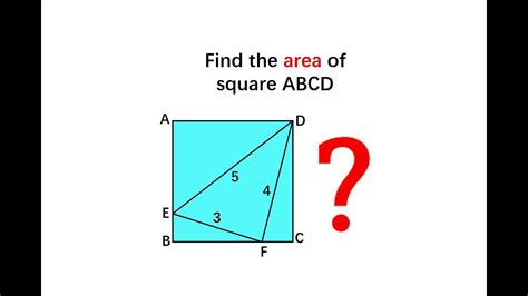 Find The Area Of Square ABCD Find The Part You Re Familiar With