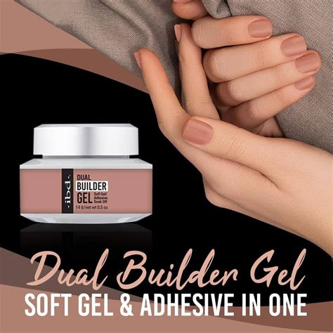 Nutirpinamas Gelis IBD Dual Builder Gel 14g Warm Nude Nagavita