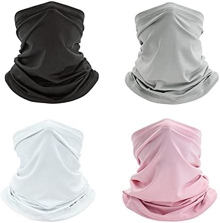 Sendowtek 4PCS Bandana Bufanda Pañuelo Protector UV Protector de