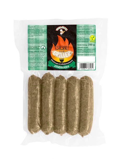 Vega Farm Csicseri Griller Zöldfűszeres 250g Vegetár R