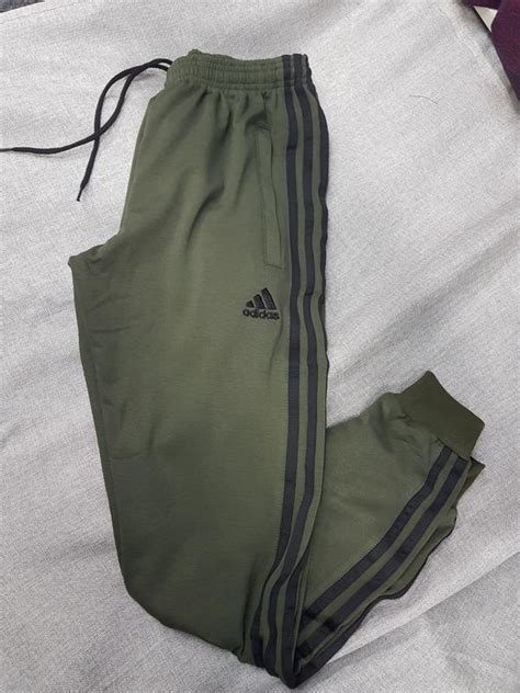 Бомбезні штани adidas, штани адідас, двухнитка,хакі,на манжеті ,унісекс ...