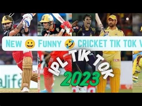 NEW CRICKET TIK TOK VIDEOS 2023 IPL Cricket Tik Tok Video Cricket