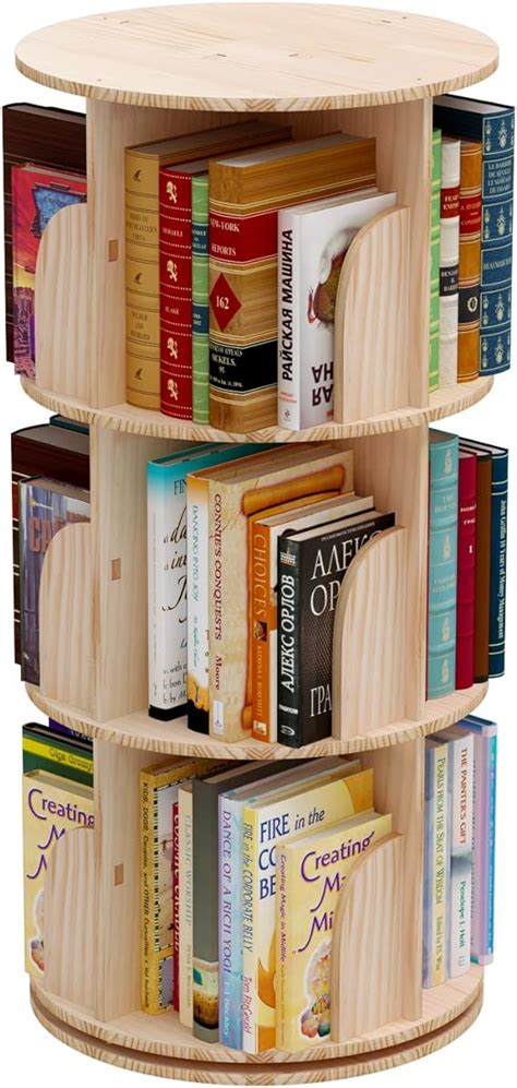 Amazon Tier Rotating Stackable Shelves Bookshelf Organizer