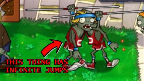 Pole Vaulting Zombies Jumps Infinitely In This Plant Vs Zombies Mod