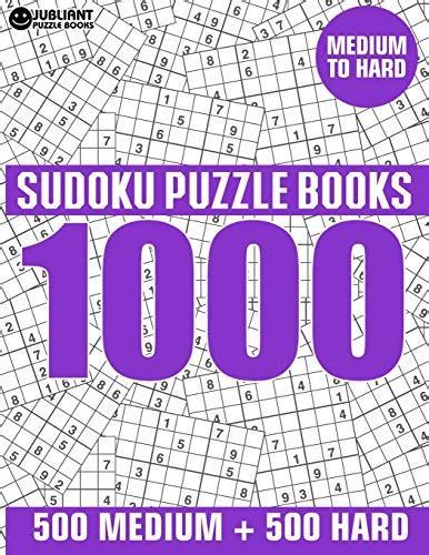 1000 Sudoku Puzzles 500 Medium 500 Hard Medium To Hard Sudoku Puzzle