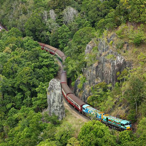 kuranda scenic railway cairns  kuranda village   rainforest