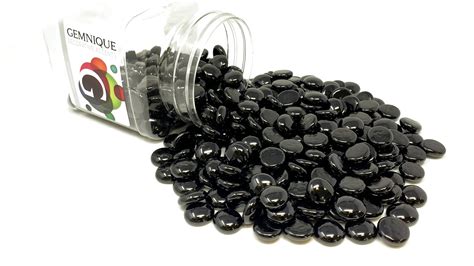 Gemnique Glass Gems Black Opaque 48 Oz Youtube